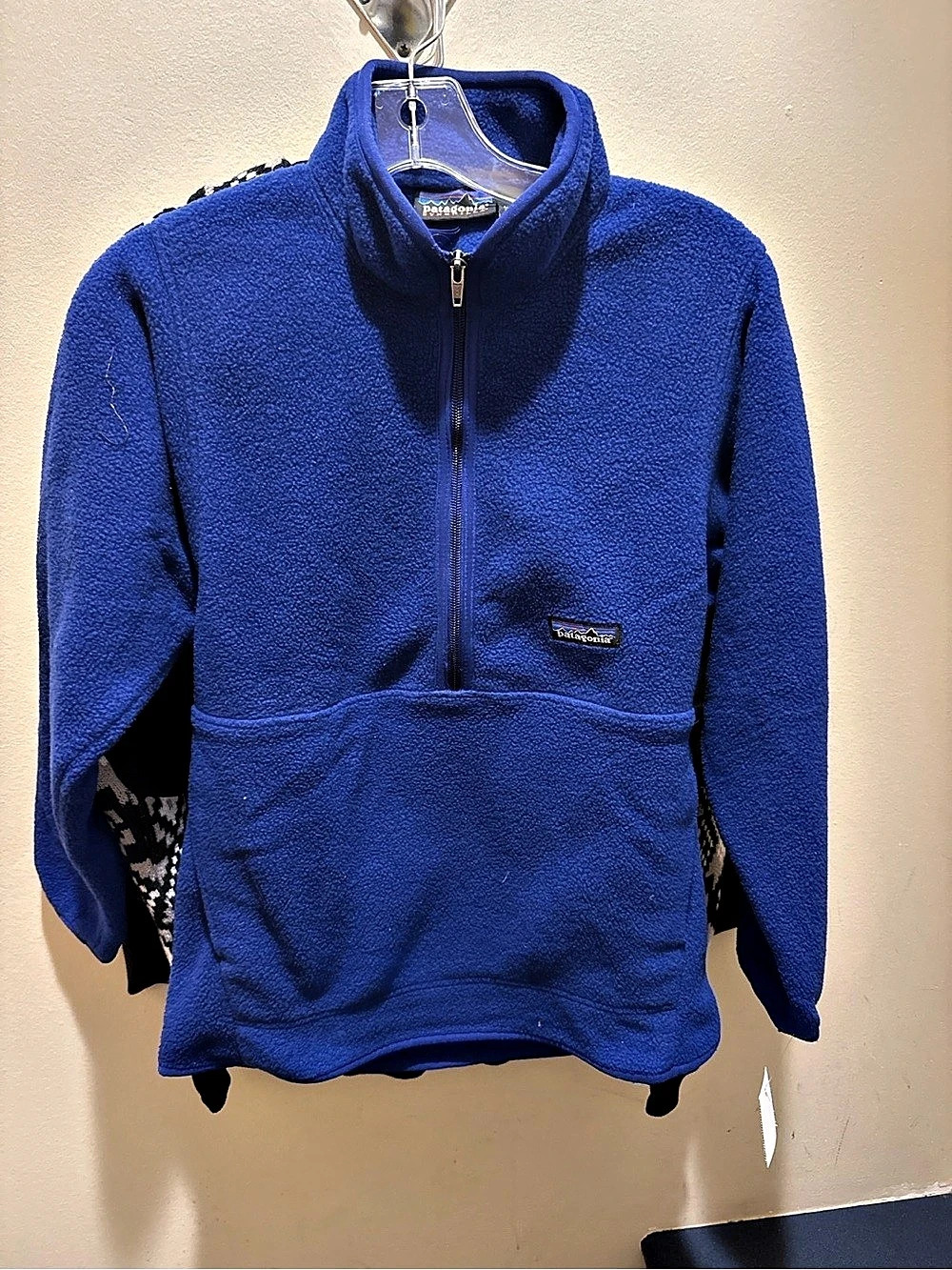 Vintage 2001 Patagonia Synchilla Marsupial Fleece — Blue — XS